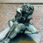 Skulptur - Eingang Große Kunstschau Worpswede